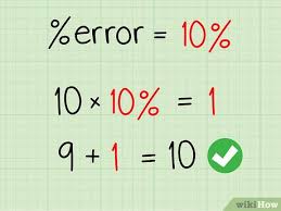To calculate the percent error, one can follow the below steps: How To Calculate Percentage Error 7 Steps With Pictures