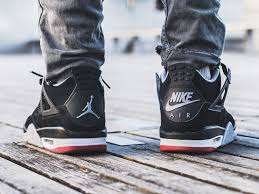 Nike Air Jordan 4 Bred By Na Koul Sum Tam Air Jordans Retro Air Jordans Sneakers