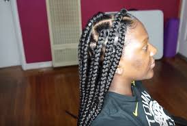 Getting box braids professionally done at a salon can be expensive, but. Jumbo Box Braids Rubber Band Method Ebena