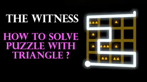 During its 40+ hour journey the witness manages to introduce a myriad of concepts, each of which begin simply but become notoriously difficult as multiple concepts are merged into later puzzles. The Witness How To Solve Puzzle With Triangle Youtube