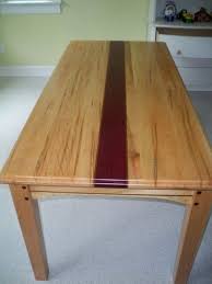 Purple Heart Wood Table Soft Maple Purple Heart Purple Heart Wood Wood Creations Custom Furniture