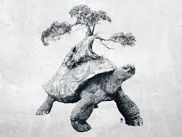 Tortoise Tree Growth Tortoise Drawing Drawings Turtle Art