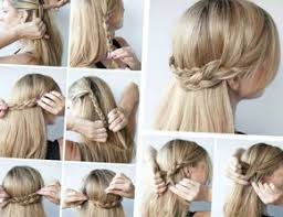 Hochsteckfrisuren sind leicht zu machen auch wenn sie lange haare haben. Schnelle Und Einfache Frisuren Halboffene Idee Aus Flechtzopfen Haare Hochsteckfrisur Selber Mache Haarband Frisur Frisuren Halboffen Haarband Frisur Anleitung
