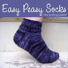 free knitting pattern easy peasy socks