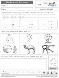 qu phonics worksheets and games galactic phonics