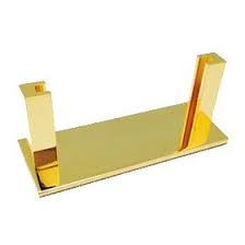 Slant back counter top brochure holder 4 wide tri fold. Desktop Gift Gold Plated Solid Brass Business Card Holder Buy Online In Andorra At Andorra Desertcart Com Productid 24959572