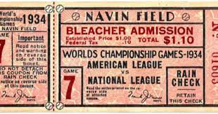 A Time To Get Vintage Baseball Tickets Baseball Ticket Vintage Baseball Ticket Design