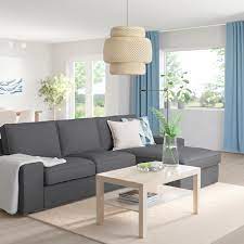 Wir haben endliche eine neue couch. Kivik 3er Sofa Mit Recamiere Skiftebo Dunkelgrau Ikea Deutschland
