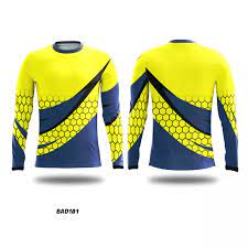 Kaus lengan panjang poloslah jawabannya! Kaos Baju Jersey Custom Premium Lengan Panjang Polos Sepeda Lipat Gowes Lari Jogging Badminton Volly Senam