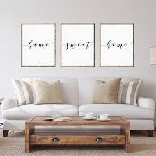 Home Sweet Home Sign Set Living Room Decor Bedroom Print Etsy Living Room Quotes Living Room Prints Wall Art Decor Living Room