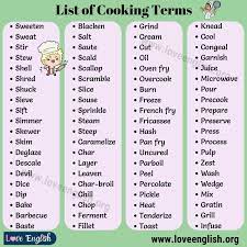 To deal with a particular situation they cooked up a scheme to fool their neighbor. Cooking Terms Cooking Basics Cooking Vocabulary Pictures