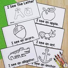 I am giving away a free printable alphabet book for preschoolers. Letter A Book Free Printable Book For Preschoolers