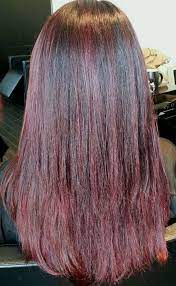 Pin By Judy K On Hair Color By Judy Kasai Black Red Hair Asian Hair Highlights Hair Styles