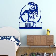 Maybe you would like to learn more about one of these? Jurassic Park World T Rex Dinosaur Wall Sticker Vinyl Home Decor For Kids Room Boys Bedroom Personalised Name Decal Cartoon 3812 Wall Stickers Aliexpress