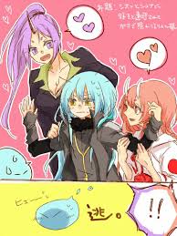 Tensei Shitara Slime Datta Ken By Yakko Anime Blue Hair Blue Hair Anime Boy Light Novel