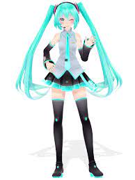 Pin By D4n1 15dj On Miku Hatsume Hatsune Miku Miku Mmd Model