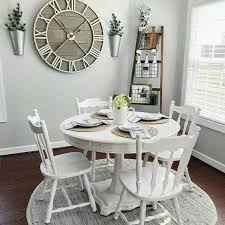 Farmhouse theme flower vase and towel rack 24 Tremendous Dining Room Wall Decor Ideas