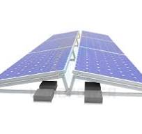 China OEM East West Flat Roof Ballasted Solar Mounting ...