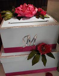 A wedding card box is a great way to decorate your welcome and gift table plus provide the perfect place for your guests to leaving their wedding cards. Diy Wedding Card Box Project Card Box Wedding Diy Wedding Gift Card Box Wedding Card Diy