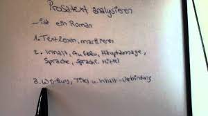 Die folgenden beispiele zeigen die verwendung von prosa in verschiedenen bereichen: Prosatext Analysieren Prosa Interpretation Youtube