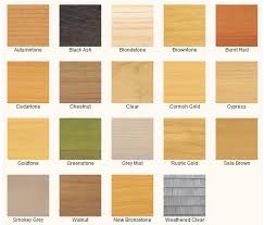 Timber Staining Colour Chart Nisartmacka Com