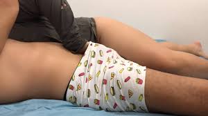 Fucking hump I rubbed and cumming on her leg with incredible orgasm - FREE  WV