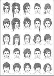 10 Essential And Life Changing Style Charts For Every Woman Right Now Page 7 Of 11 Fashionpro Hair Sketch Manga Hair How To Draw Hair