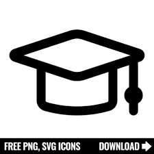 Free Graduation Cap Png Svg Icon Graduation Cap Education Icon Icon
