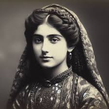 An Armenian woman of Erzurum by Arshak Fetvadjian, early 20th century.  National Gallery of Armenia.