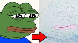 Pepe the frog first appeared in 2005 in the comic boy's life by artist and illustrator matt furie. How To Draw Pepe The Frog Miserable Youtube