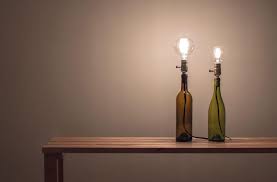 Diy Lampe Flasche Selbermachen Weinflasche Diy Industrial Style Design Lampe Aus Flaschen Weinflaschen Lampen Diy Lampen