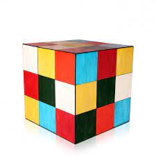 Use as a table for guests to access and use or use as a base for decor items or to showcase a piece of art. Glass Small Table Coffee Table Rubik Cube Arte Dal Mondo