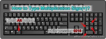 Alt codes for star symbols & asterisk symbols. How To Put A Multiplication Sign On The Pc With The Keyboard Quora