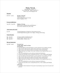 How to describe your experience on a resume for a nurse to get any job you want. Free 7 Sample Nursing Resume Templates In Pdf Ms Word