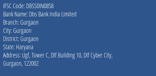 We did not find results for: Ifsc Code Dbss0in0858 For Gurgaon Branch Dbs Bank India Limited Gurgaon Haryana Codeforbanks Com