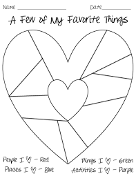 heart map template heart map school social work art therapy activities