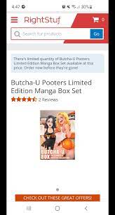 Butcha-U Pooters Box set is in stock after being discontinued! :  r/mangadeals