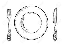 Insert into the foam until covered. Tableware Table Setting Restaurant Dinner Organization Arranging Simple Empty Plate With Spoon And Fork Vintage Hand Drawn Style Royalty Free Cliparts Vectors And Stock Illustration Image 137633685