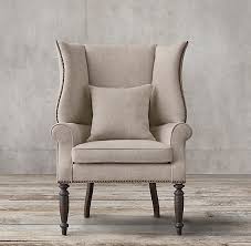 Hampshire Upholstered Wingback Chair Fauteuil A Oreilles Fauteuil Cuir Mobilier De Salon