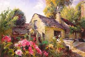 La Maison De Provence Giclee 24 X 36 Inches Edition Size 195 By Michael And Inessa Garmash Sale Artwork Fine Art House Painting