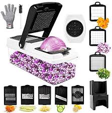 Amazon Com Vegetable Chopper Tatufy 10 In 1 Mandoline Slicer Food Chopper Cuber Cutter Onion Dicer Veggie Slice Vegetable Chopper Veggie Slicer Food Chopper