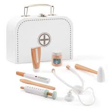 Bienvenue par ces temps de confinement pour raison médicale. Kids Concept Mallette Docteur Enfant Blanche Roseoubleu Fr