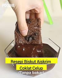 Almond london kuih sampan samperit tart apple tart strawberry tart blueberry tart cappucino tart nenas kuih. Halal Foodie Resepi Biskut Aiskrim Coklat Celup Tanpa Bakar Facebook