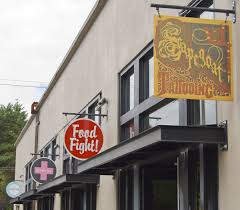 1 in 7 americans struggle with hunger. Vegan Strip Mall In Portland Food Fight Grocery And Herbivore Clothing Food Fight Strip Mall Vegan Travel