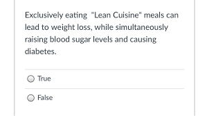 Whereas, takeout can set you back 700 calories or more. Solved Exclusively Eating Lean Cuisine Meals Can Lead T Chegg Com