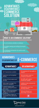 Advantages And Disadvantages Of Ecommerce Solution Infographic Ecommerce Solutions Ecommerce Search Engine Optimization Services