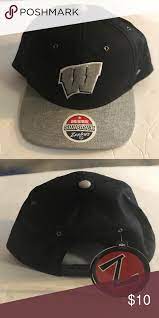 Wisconsin Badgers Snapback Zephyr Hat Wisconsin Badgers Clothes Design Hats
