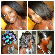 Kitchen Beautician Roller Wrap Saran Wrap Method Curly Hair Styles Naturally Natural Hair Styles Natural Hair Haircuts