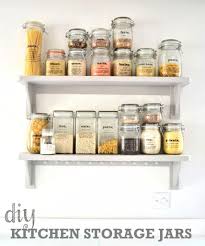 Paint this jar with vinyl paint and fill it up with fairy lights or star lights. Kitchenideas455 Kitchen Jar Storage Ideas