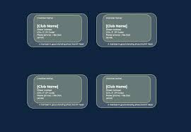 Added barcode can be used to track attendance. Printable Membership Card Template Free Word Templates